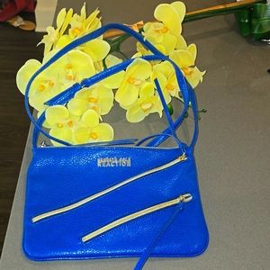 Rare blue kennethcole Reaction crossbody bag!